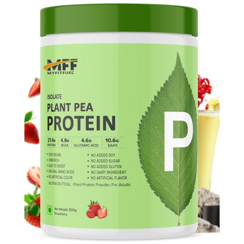 MyFitFuel MFF Plant Pea Protein Isolate, Strawberry Burst