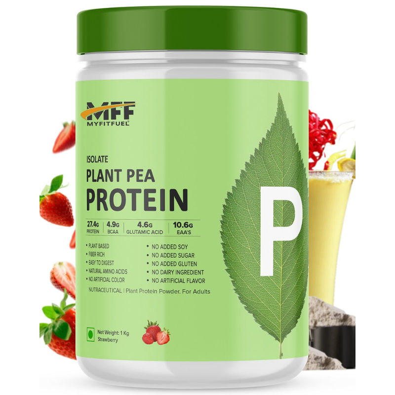 MyFitFuel MFF Plant Pea Protein Isolate, Strawberry Burst
