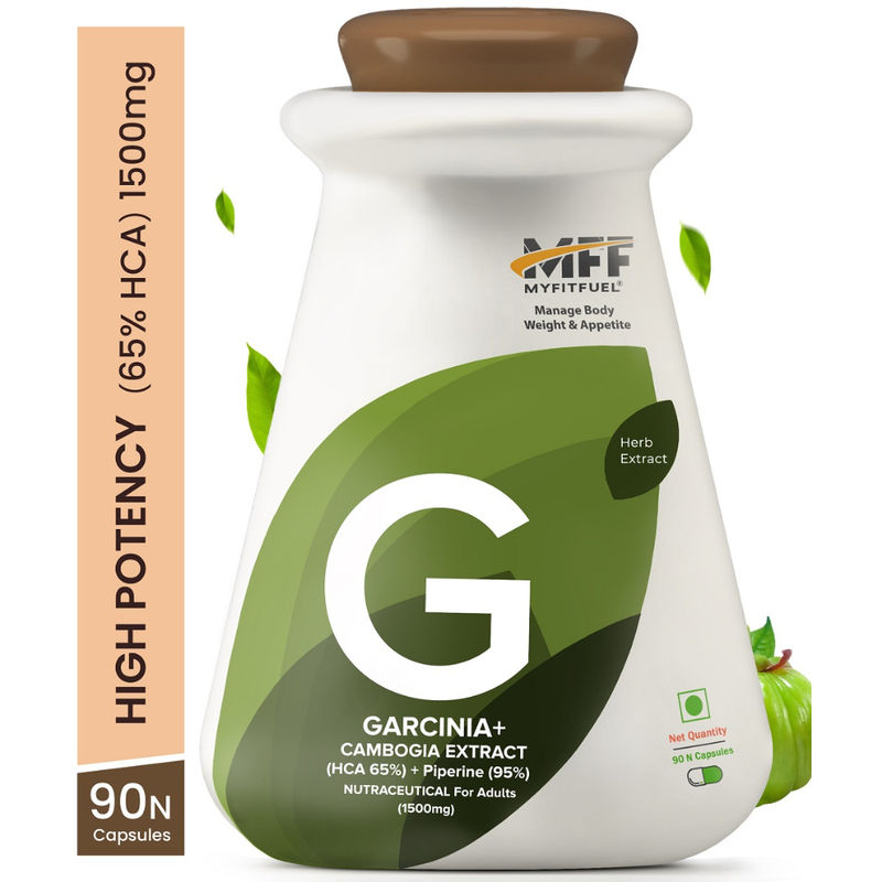 MyFitFuel Garcinia+ Cambogia Extract (HCA 65%) + Piperine (95%) 1500mg