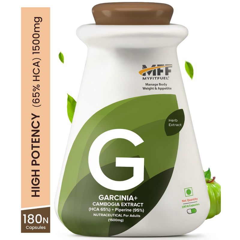 MyFitFuel Garcinia+ Cambogia Extract (HCA 65%) + Piperine (95%) 1500mg