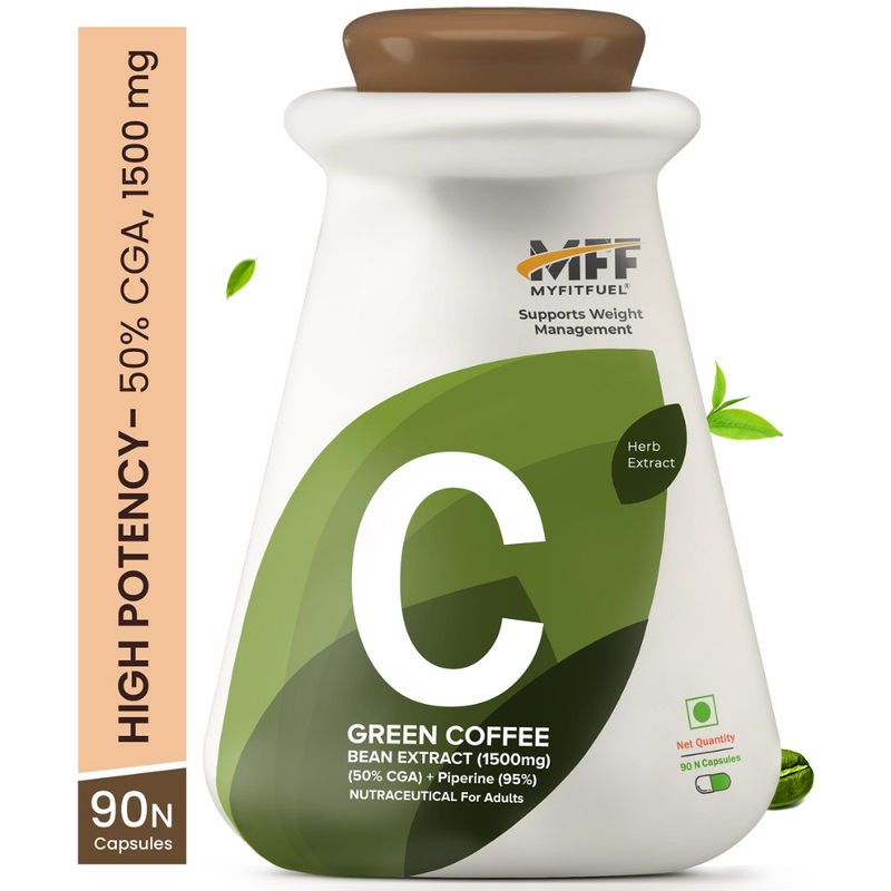 MyFitFuel Green Coffee Extract (50% CGA) + Piperine (95%) 1500mg