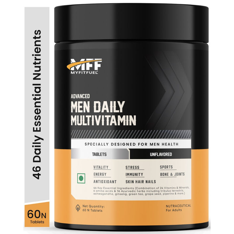 MyFitFuel Men Advance Daily Multivitamin (26 Vitamins Minerals & Herbs)