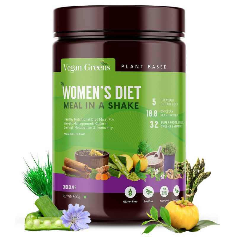 Vegan Greens Women's Diet Meal in a Shake Powder - Chocolate