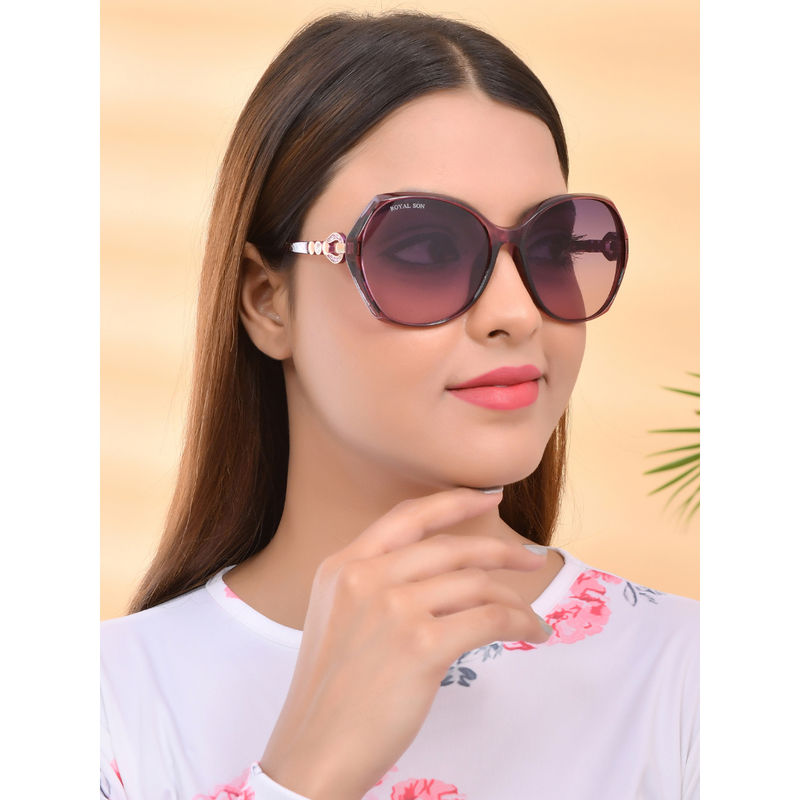 Buy Royal Son Over sized Uv Protection Women Sunglasses Black Lens Chiwm00114 c4 Online