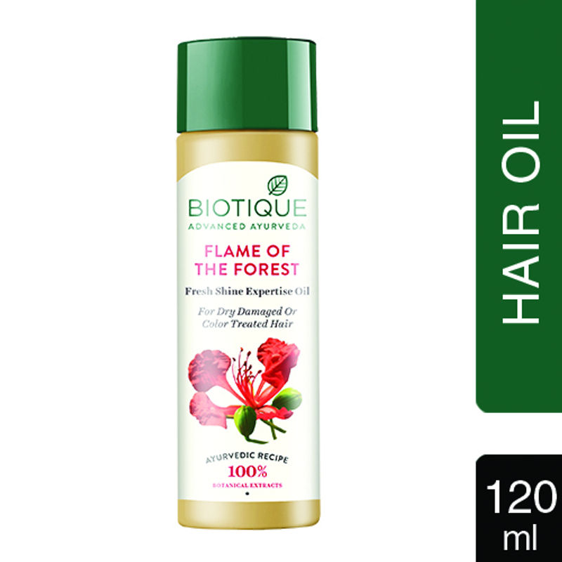 Biotique Bio Flame Of The Forest Fresh Shine Expertise Oil For