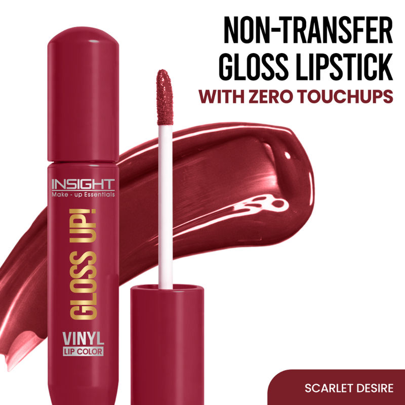 Insight Cosmetics Gloss Up Vinyl Lip Color - Scarlet Desire