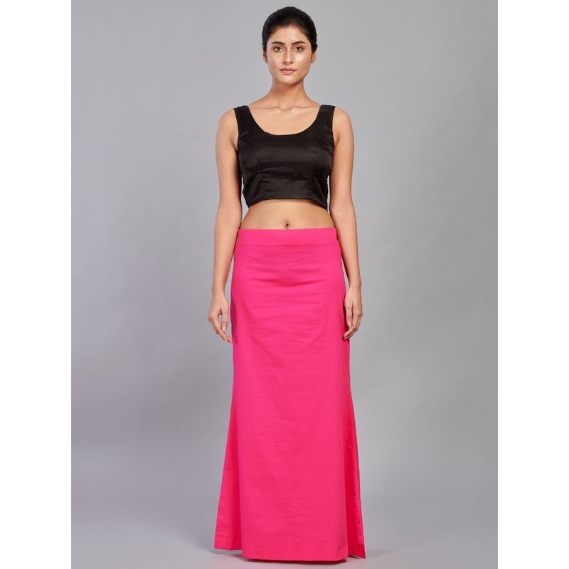 I AM BY DOLLYJAIN Cotton Lycra D'coat Pink (XL)