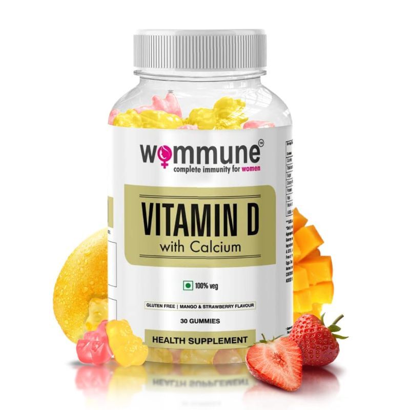 Buy Wommune Calcium And Vitamin D3 Gummies Build Strong Bones