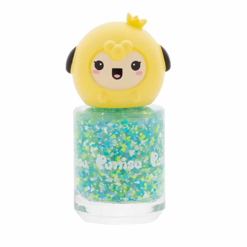 Puttisu India Glitter Pangpang Nail Polish - G05 Emerald Pond