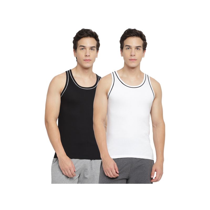 La Intimo Multicolor Modish Gym Vest (2XL)