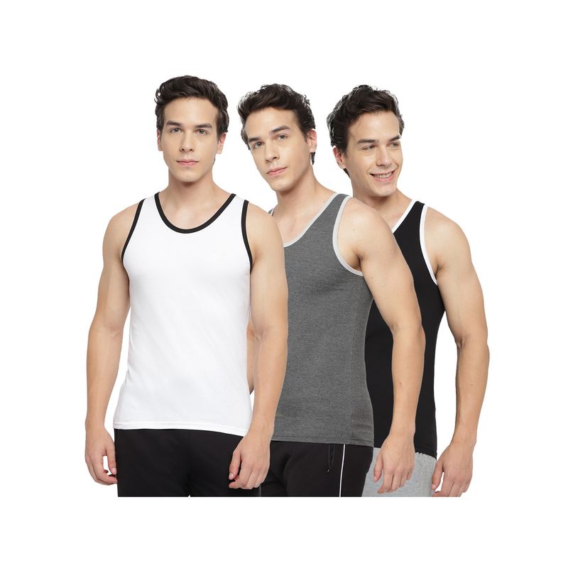 La Intimo Multicolor Fancy Comfort Regular Vest (S)