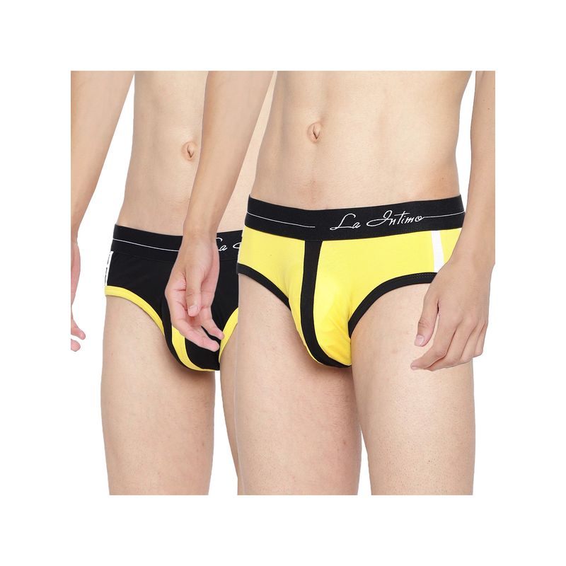 La Intimo Multicolor Pull On Retro Style Brief (S)