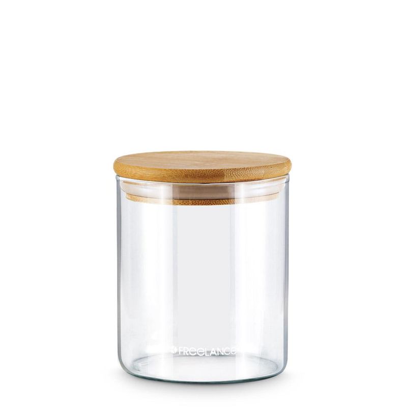 Freelance Borosilicate Airtight Microwave Safe Oven Safe Glass Food Jar