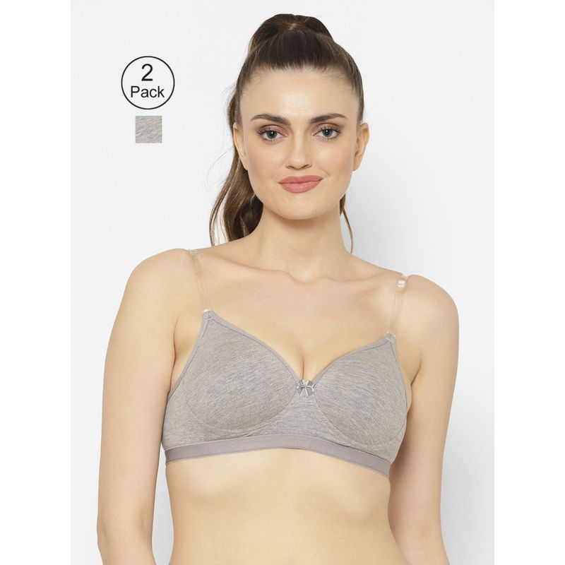 Floret Lightly Padded T-Shirt Bra (Pack of 2) (38B)
