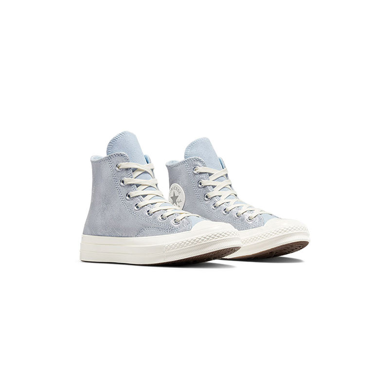 Converse Unisex Chuck 70 Suede Shimmer High Top Sneakers (UK 3)