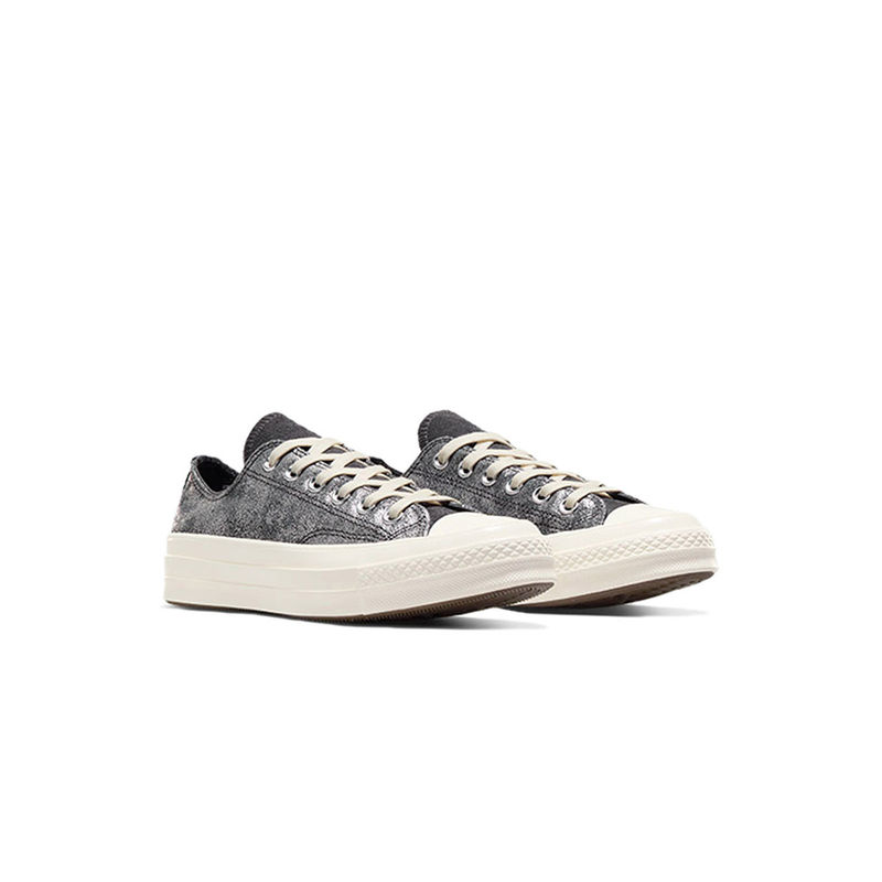 Converse Unisex Chuck 70 Suede Shimmer Low Top Sneakers (UK 3)