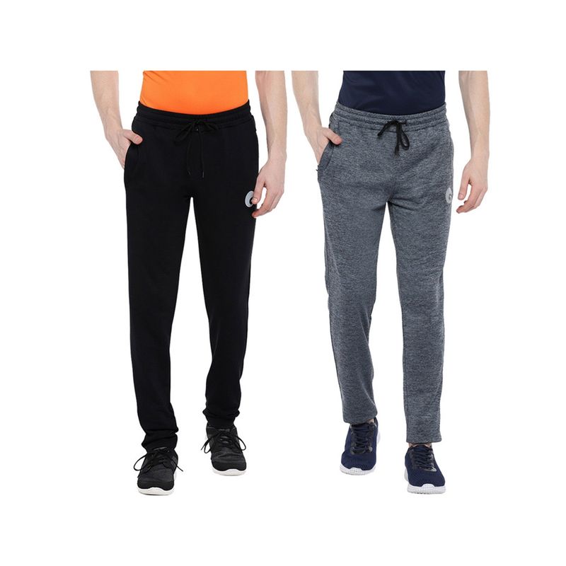 Buy Omtex Sport,Gym & Workout Track Pant 12 for Mens Blue-Grey (Pack of 2)  Online