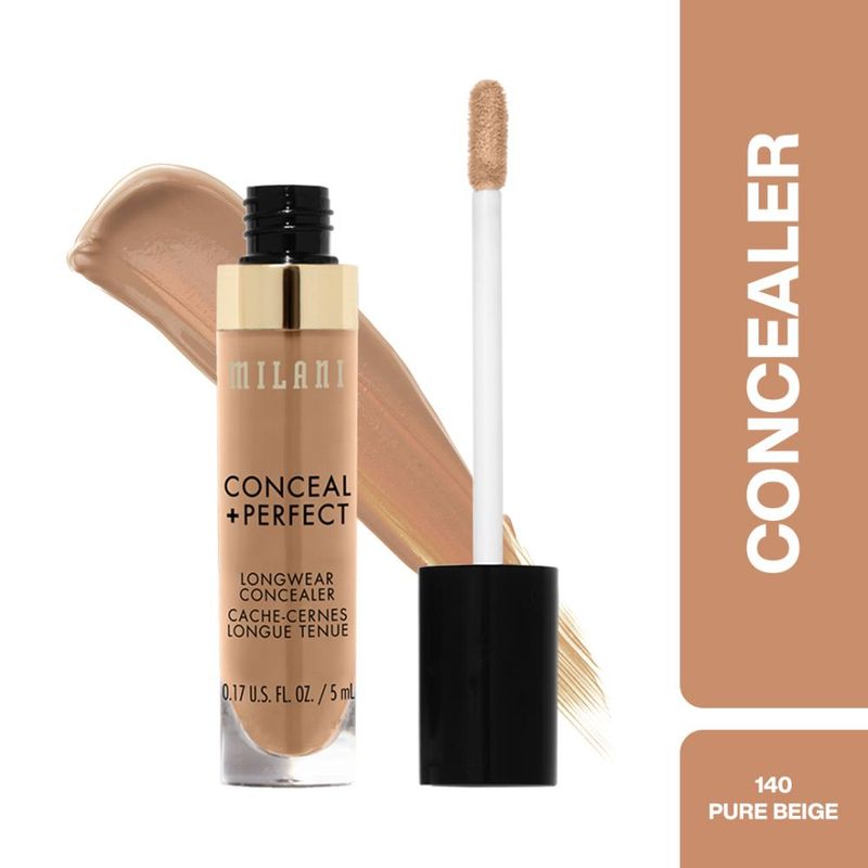 Milani Conceal + Perfect Longwear Concealer - Pure Beige 140