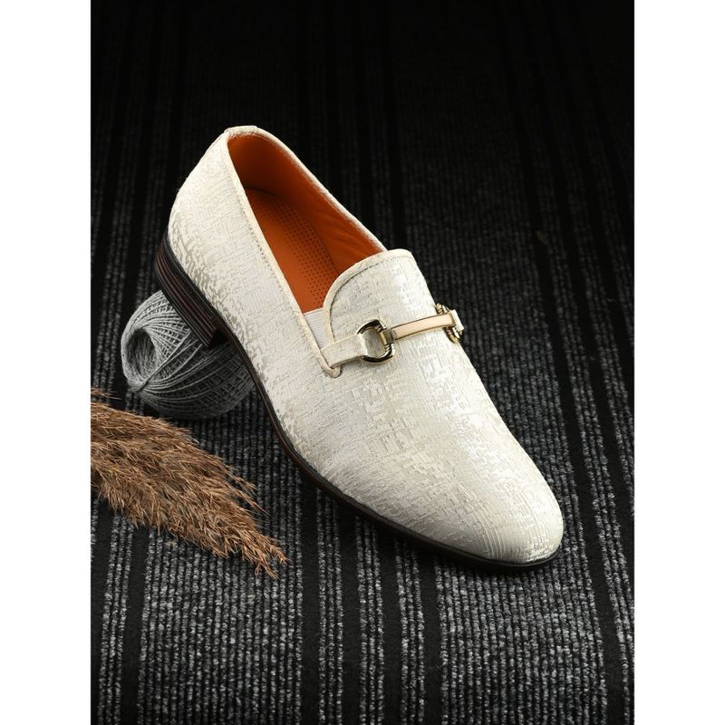 EGOSS Aspeerio Eclipse Formal Loafers Off White (UK 10)