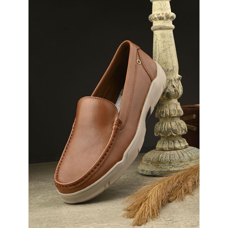 EGOSS Aspeerio Moonwalk 2 Casual Loafers Tan (UK 7)
