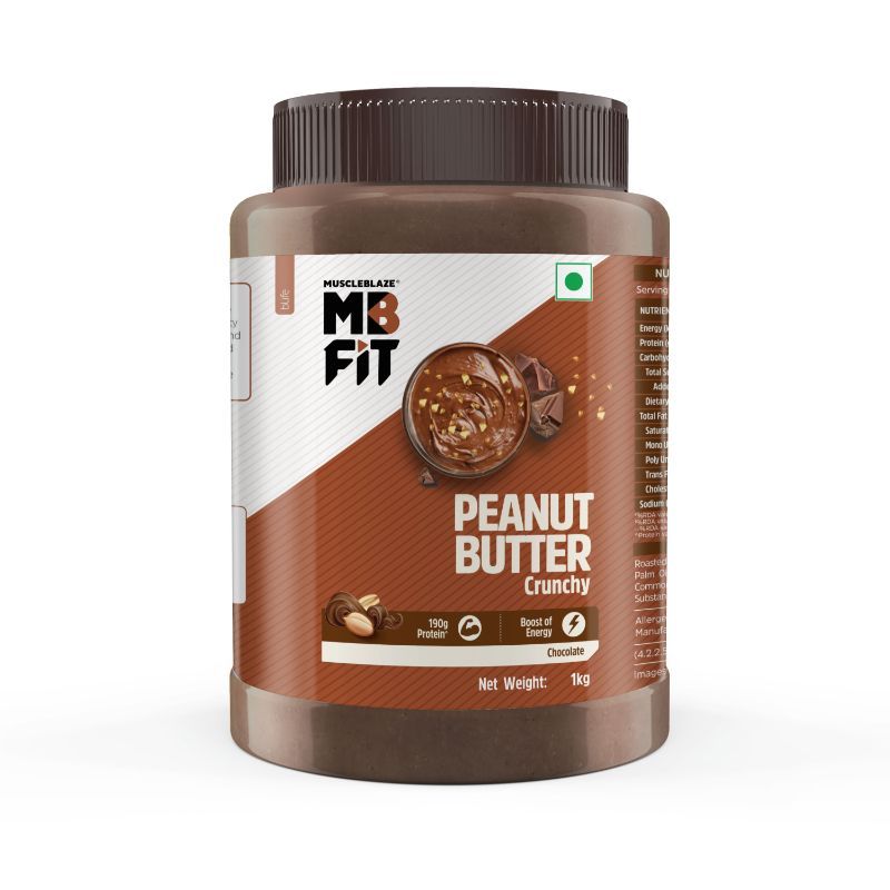 MuscleBlaze Chocolate Peanut Butter - Crunchy