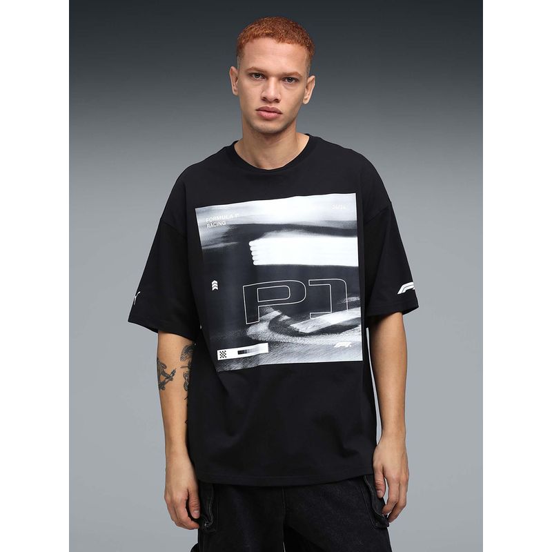 Puma F1 Lifestyle Mens Black Graphic T-shirt (S)