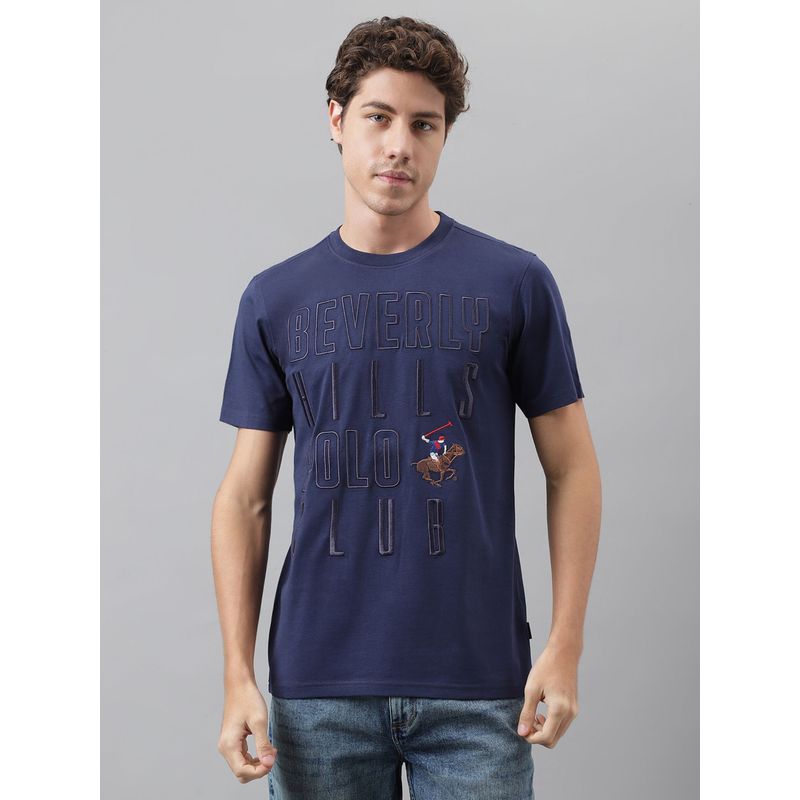 Beverly Hills Polo Club Billboard T-Shirt - Navy Blue (S)