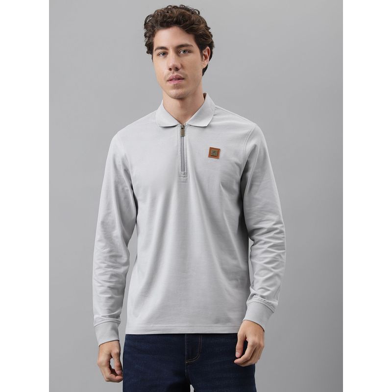 Buy Beverly Hills Polo Club Zip Neck Long Sleeve Polo T-Shirt