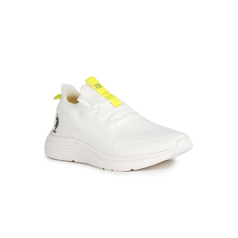 U.S. POLO ASSN. Oxley 2.0 Textured Off White Sneakers (UK 10)
