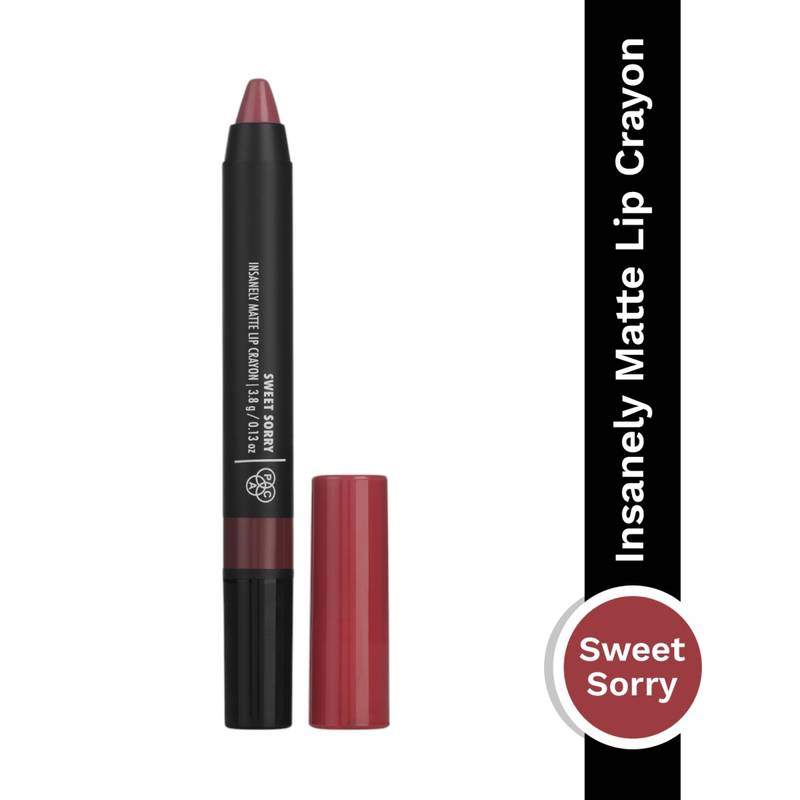 PAC Insanely Matte Lip Crayon Sweet Sorry - 12H Longlasting, Non Drying, Smudgeproof, Matte Finish