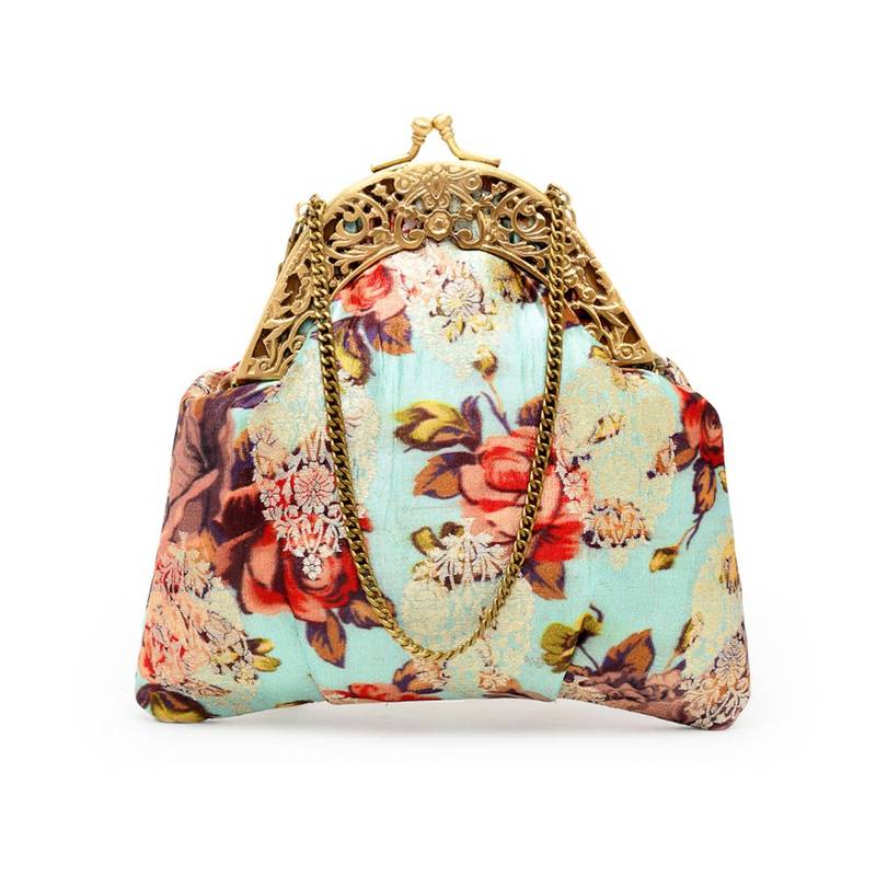 Buy Praccessorii Benarsi Brocade Batuwa Clutch Online