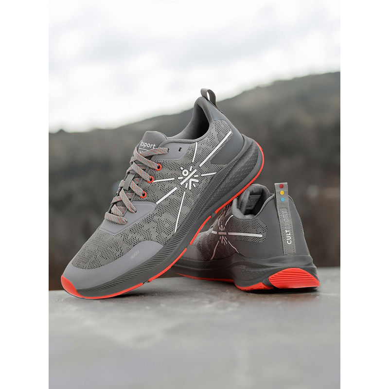 CULT Flomo Grey Men Running Shoes (UK 7)