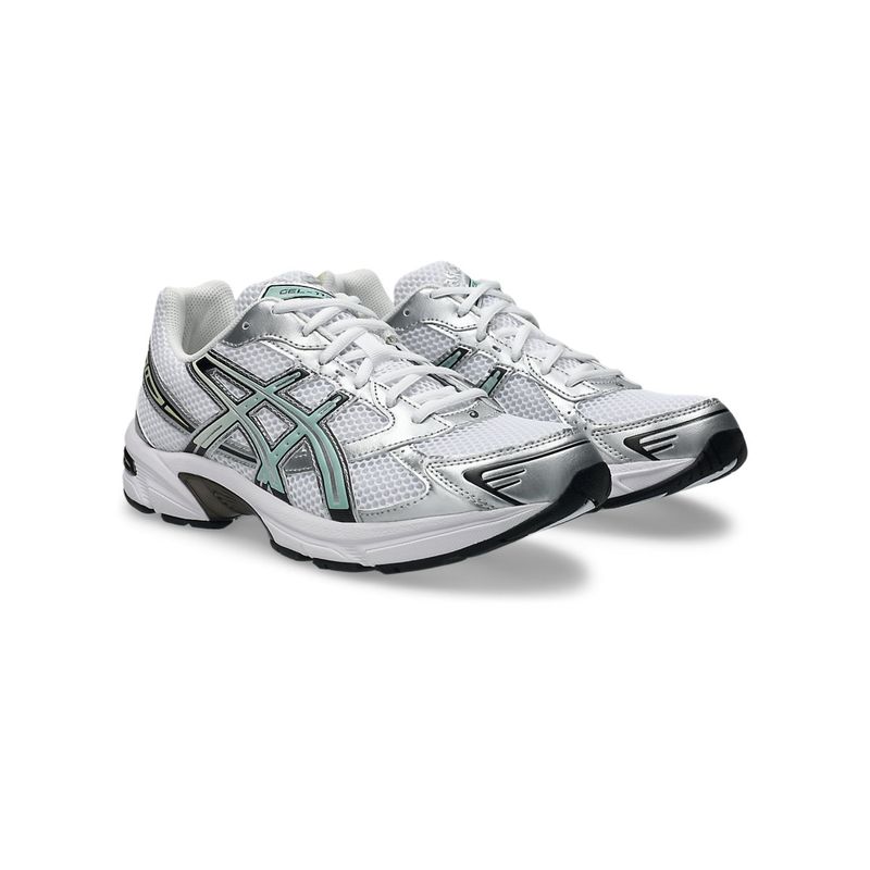 ASICS Unisex White Sneakers (US 7)