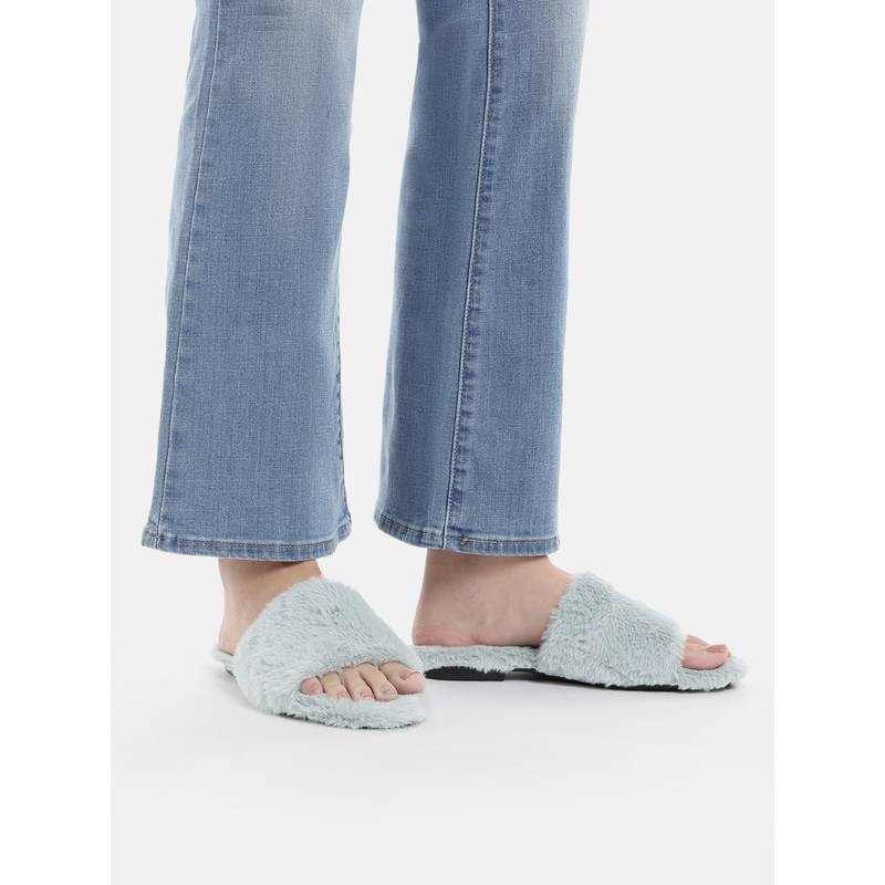 Zori World Women Grey Flats (EURO 35)