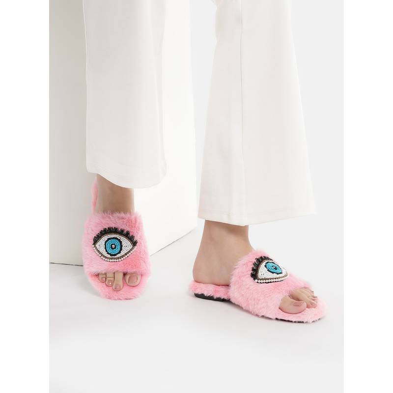 Zori World Women Pink Flats (EURO 35)