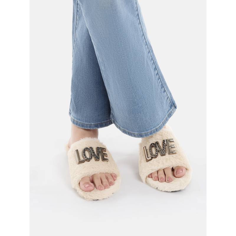Zori World Women Beige Flats (EURO 35)