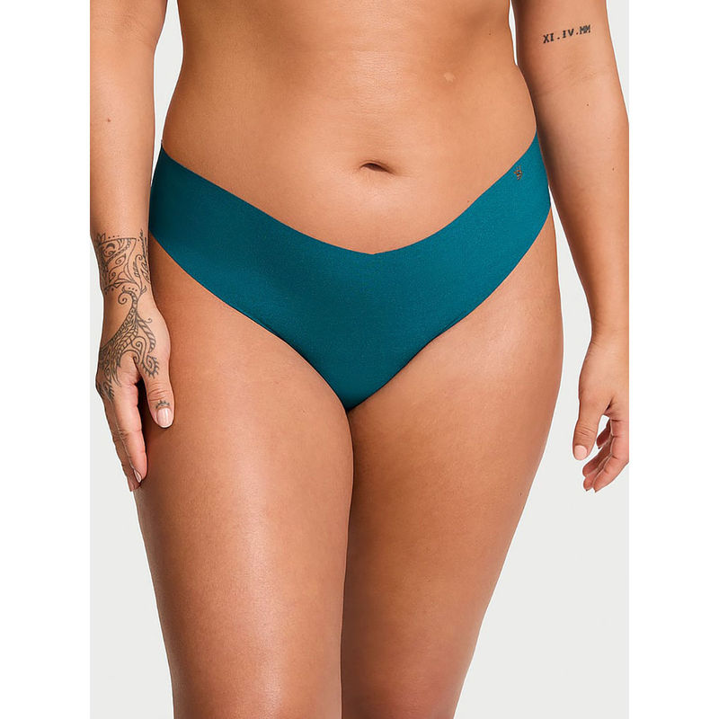 Victoria's Secret No-Show Thong Panty Teal (S)