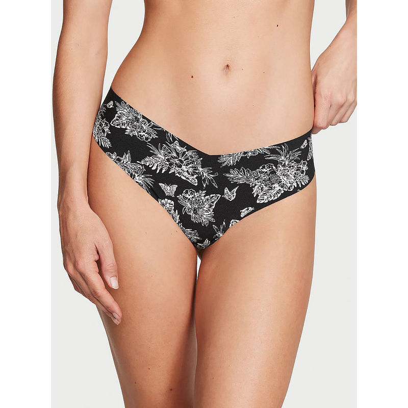 Victoria's Secret No-Show Thong Panty Black (XL)