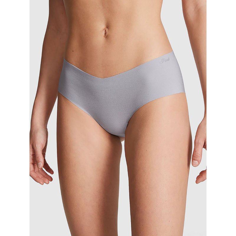 Victoria's Secret PINK No-Show Hip Hugger Panty Grey (2XL)