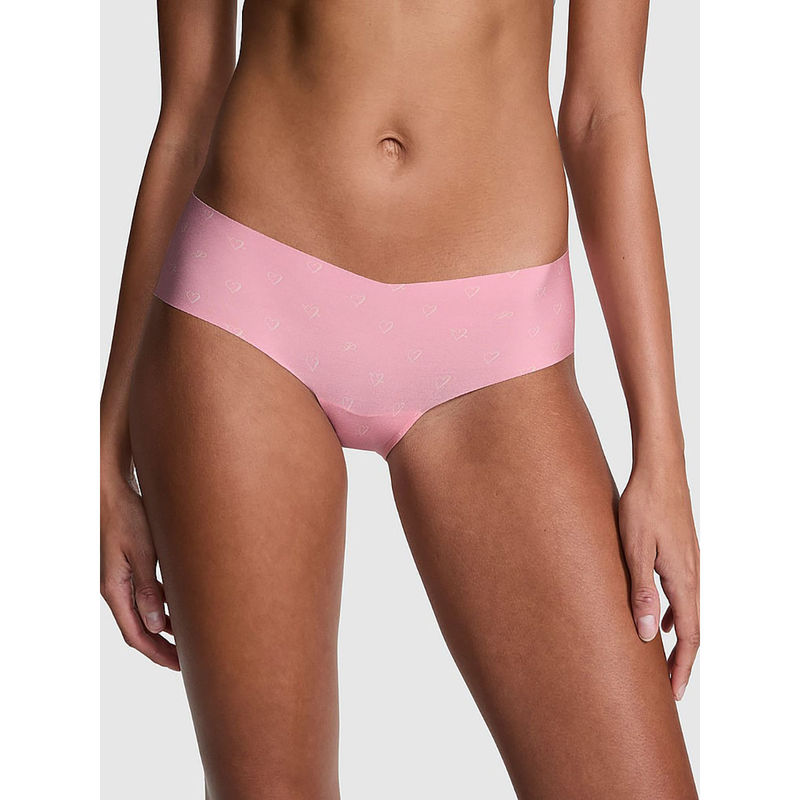 Victoria's Secret PINK No-Show Hip Hugger Panty Pink (XS)