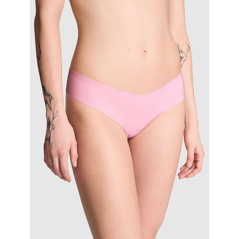 Victoria's Secret PINK No-Show Thong Panty Pink (S)