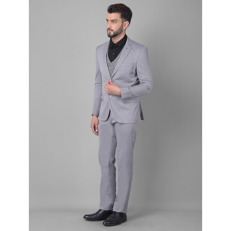 CRIMSOUNE CLUB Mens Dark Grey Two Piece Suit (Set of 2) (M)