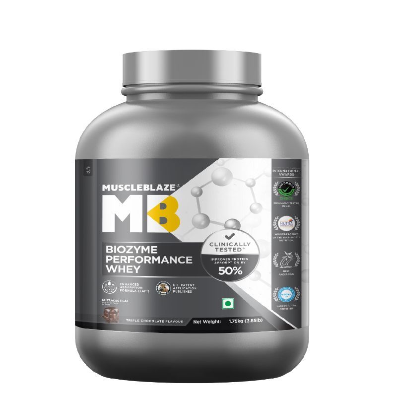 MuscleBlaze Biozyme Performance Whey Protein, Labdoor USA Certified