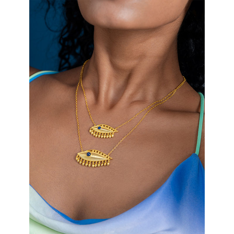 Caratlane evil eye pendant sale