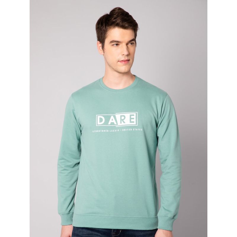 Cantabil Men Green T-Shirt (L)