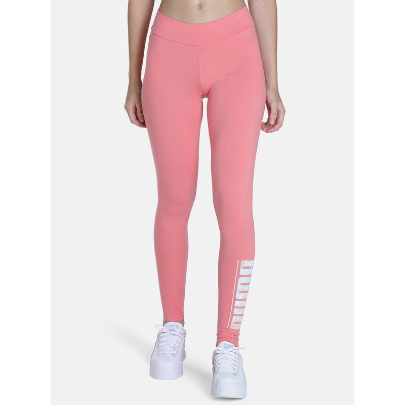 Puma Graphic Womens Pink Tights (S)