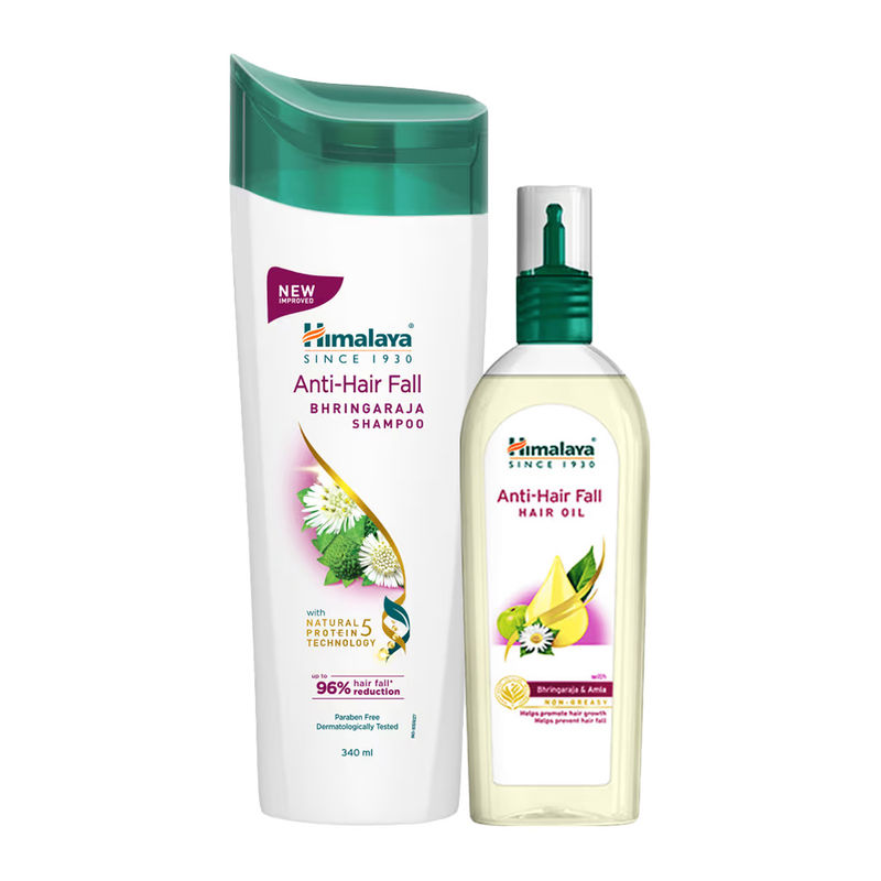 10 Best Herbal Hair Oils for Hair Growth in India Himalaya 2 Step Hair Fall Control Combo (Shampoo + Hair Oil)
