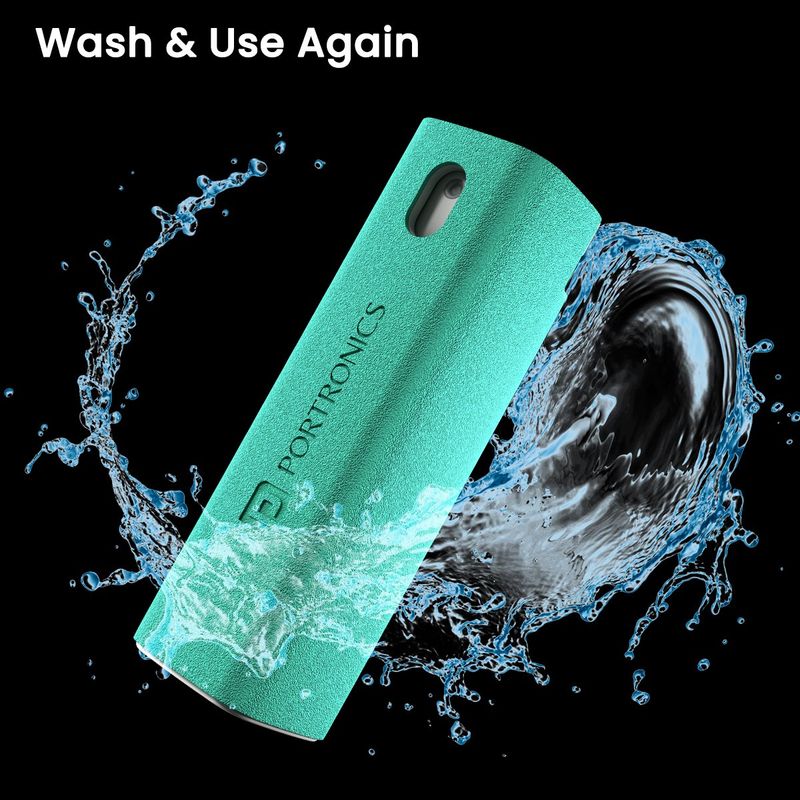 Portronics Swipe 2 Screen Cleaner & Duster with Refillable Bottle Plus
