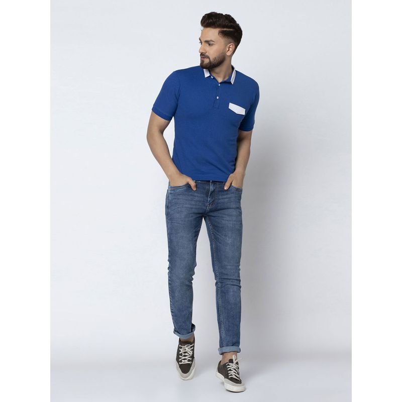 Aesthetic Bodies Men's Polo T-shirt - Blue (XL)
