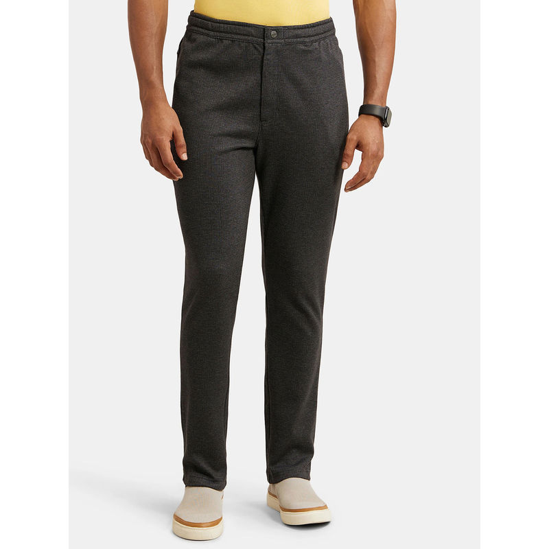 Jockey IM06 Men Super Combed Cotton Rich Elastane All Day Pants - Black (XL)